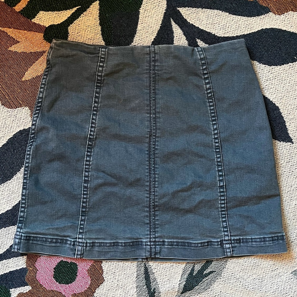 Denim Mini Skirt